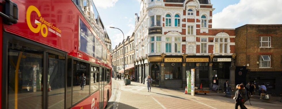 Transportation in London. Starting or ending at New Cross