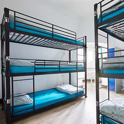 affordable private rooms and shared dorm options