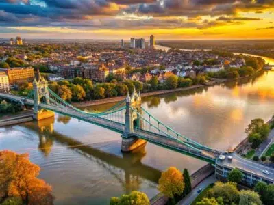 Hammersmith Guide - West London Ariel View