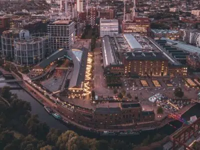 King's Cross Guide - Aerial view of King's Cross
